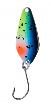 Balzer Searcher Spoon 2,1g Blau-Gelb-Orange-Schwarze Punkte